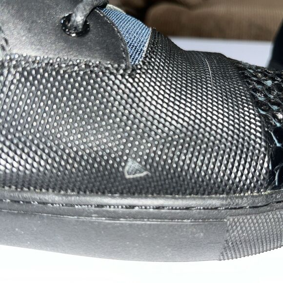 Gram Men’s Triple Textured High Top Sneaker Worn 1X Navy/Black Size 9.5 (43) - Picture 10 of 11